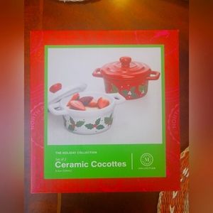 Martha Stewart ceramic cocottes